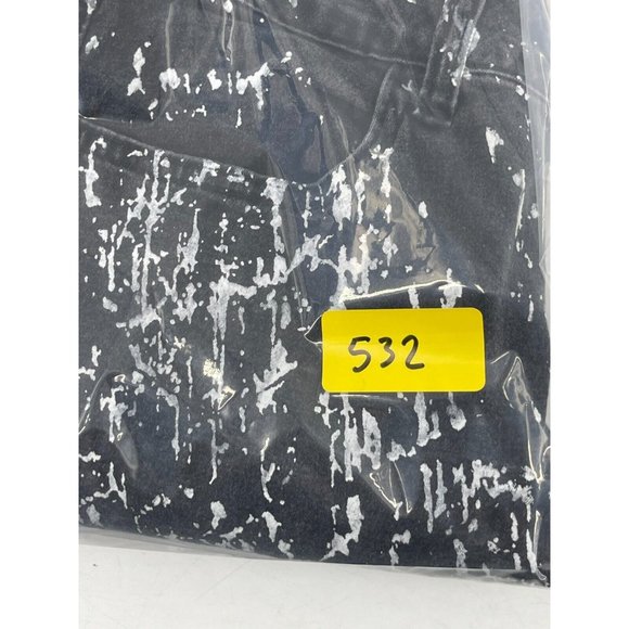 Encore Junior's Black Paint Splatter Jeans Medium Wash Mid-Rise Denim Size 7 - Picture 10 of 10